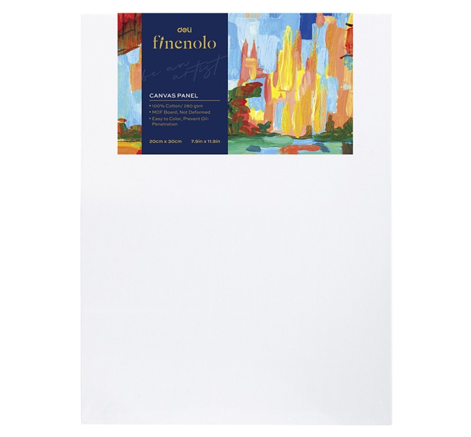 Холст на картоне 20х30, хлопок 100%, 280 г/м², грунтованный С280-3