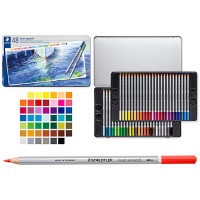 Акварельные карандаши STAEDTLER «KARAT», 48 цветов, в металлическом пенал 125 M48 Акварельные карандаши STAEDTLER «KARAT», 48 цветов, в металлическом пенал 125 M48