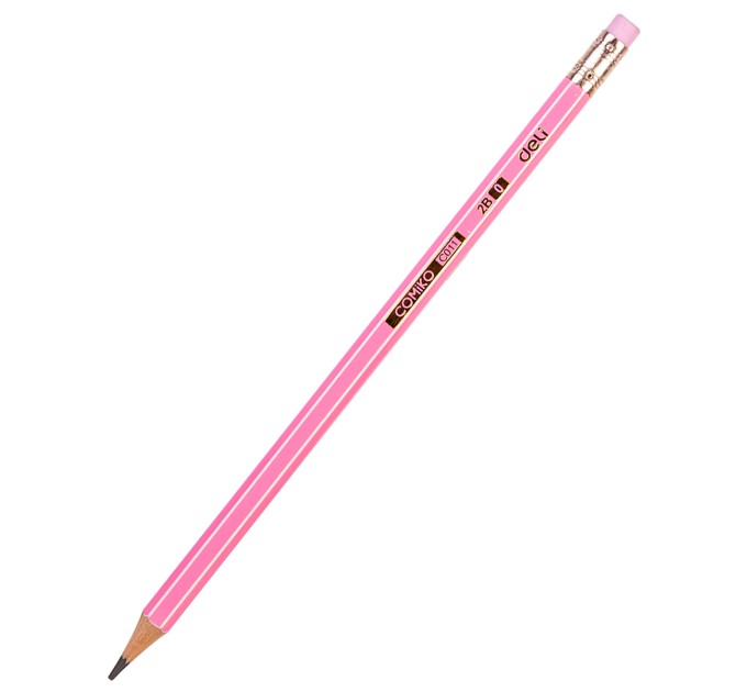 Карандаш HB, с ластиком, COMIKO С011-НВ