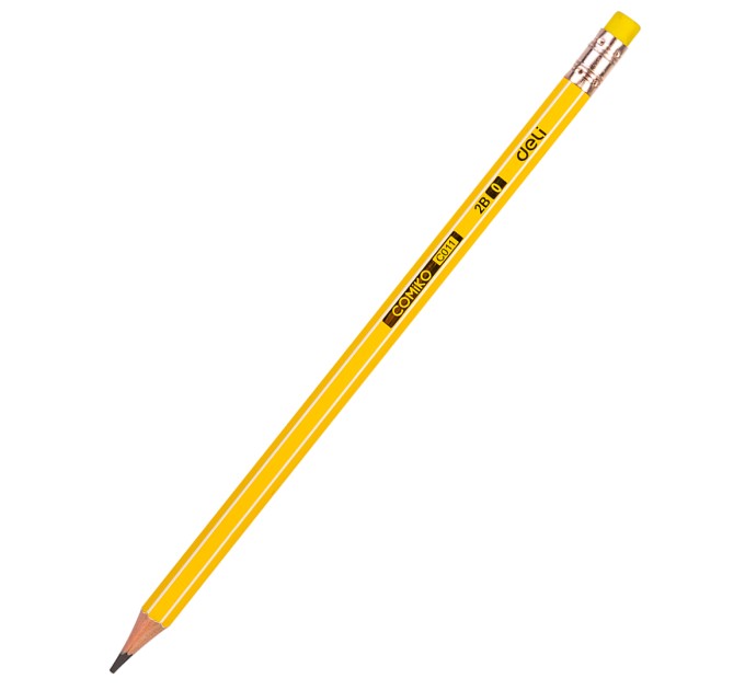 Карандаш HB, с ластиком, COMIKO С011-НВ