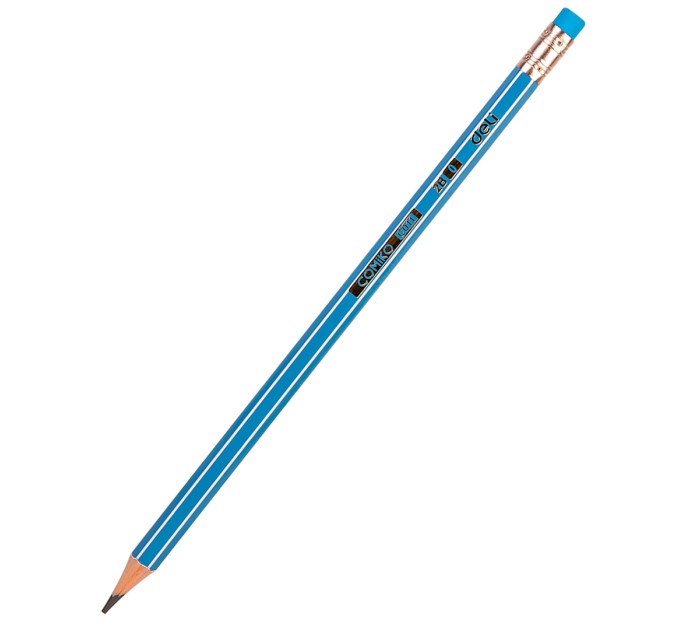 Карандаш HB, с ластиком, COMIKO С011-НВ