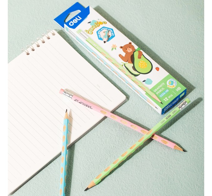 Карандаш с ластиком НВ, JINGOO C024-HB