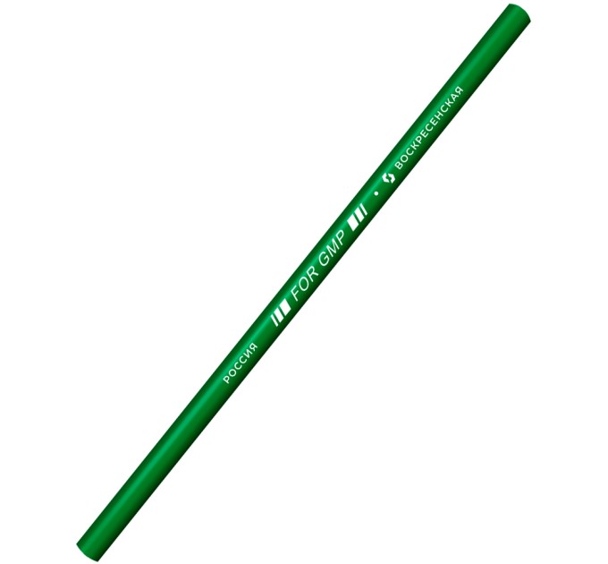 Карандаш по стеклу, металлу, пластику FOR GMP, зеленый, ВКФ 1Р-1384
