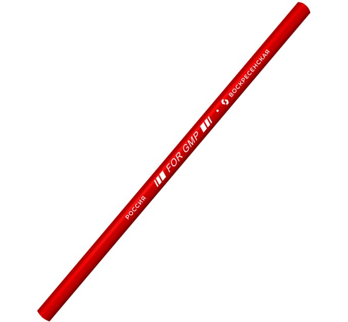 Карандаш по стеклу, металлу, пластику FOR GMP, красный, ВКФ 1Р-1380