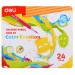Карандаши Deli «Color Emotion», 24 цвета, в металлическом пенале С00225