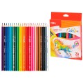 Карандаши Deli «ColoRun», 24 цвета, треугольные 00320С