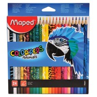 Карандаши Maped «Color Peps Animals», 24 цвета 832224