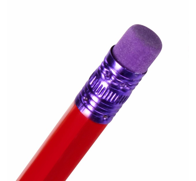 Карандаши 6 цветов, стираемые, с ластиком, «Юный волшебник» 181577