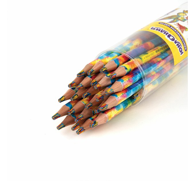 Карандаш утолщенный с многоцветным грифелем, ЮНЛАНДИЯ «Magic» 181789