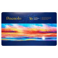 Карандаши 36 цветов, в металлическом пенале, Finenolo C122-36