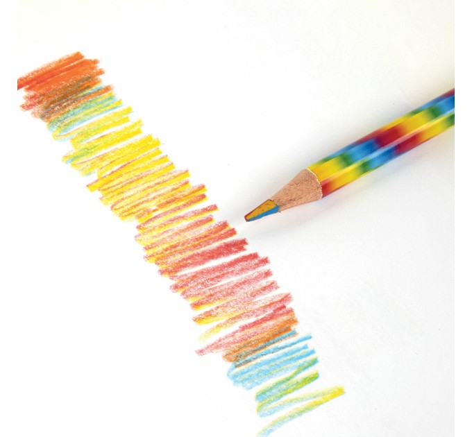 Карандаш с многоцветным грифелем, мягкий, ЮНЛАНДИЯ 181788