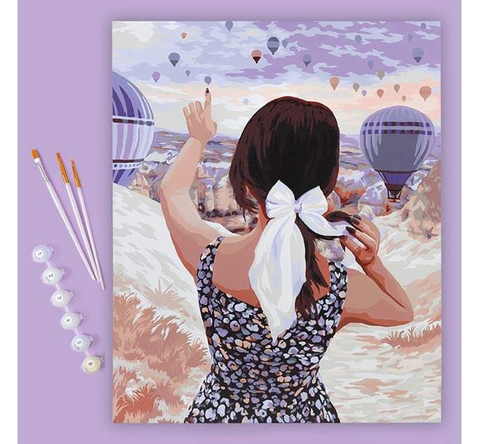 Картина по номерам Фрея «Девушка в долине любви», 40x50 см, холст PNB/PL-080