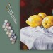 Картина по номерам Фрея «Натюрморт с лимонами и яблоком», 40x50 см, холст PNB/PL-138