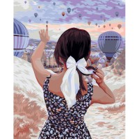 Картина по номерам Фрея «Девушка в долине любви», 40x50 см, холст PNB/PL-080