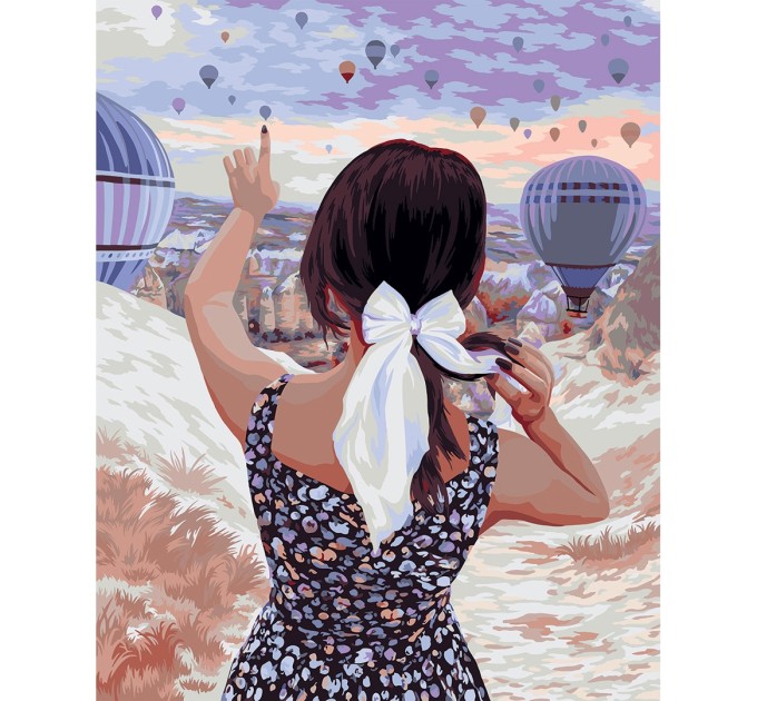 Картина по номерам Фрея «Девушка в долине любви», 40x50 см, холст PNB/PL-080