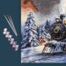 Картина по номерам Фрея «Новогодний экспресс», 40х50 см, холст PNB/PL-181
