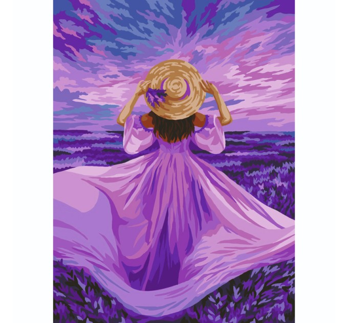 Картина по номерам с акриловыми красками «Закат Прованса», 30х40 см, на картоне КК_44052