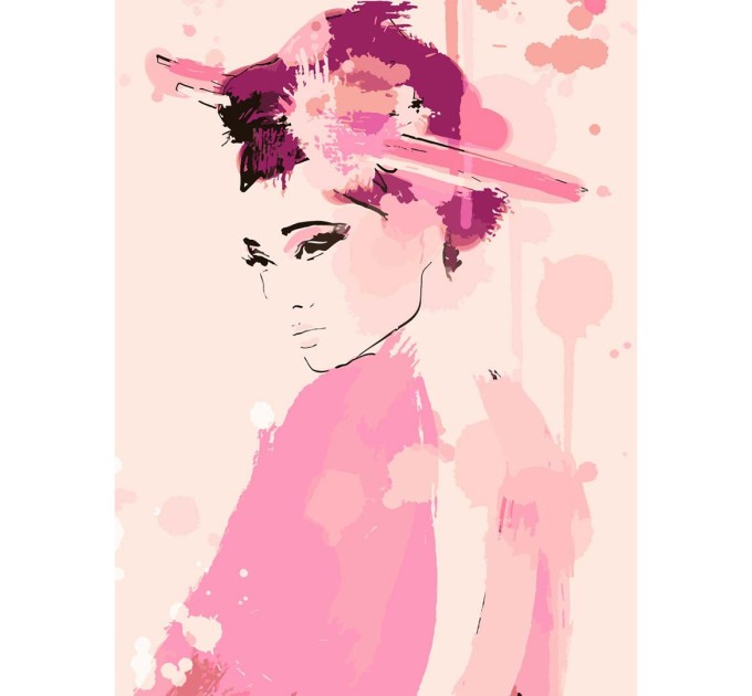 Картина по номерам Фрея «Девушка из Киото», 40x30 см, холст PNB/C3 №29