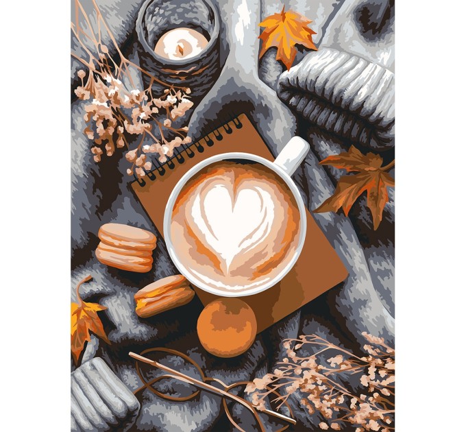 Картина по номерам Фрея «За чашкой какао», 40х30 см, холст PNB/PM-154