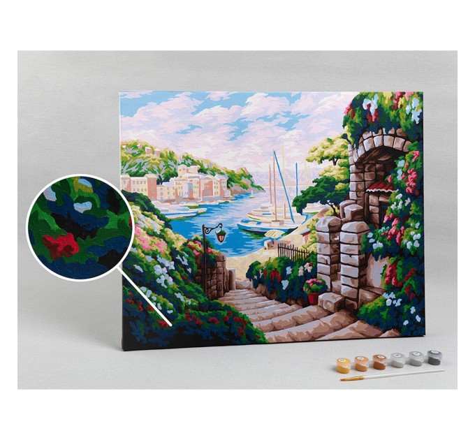 Картина по номерам Фрея «Лазурное побережье», 40x50 см, холст PNB/PL-030