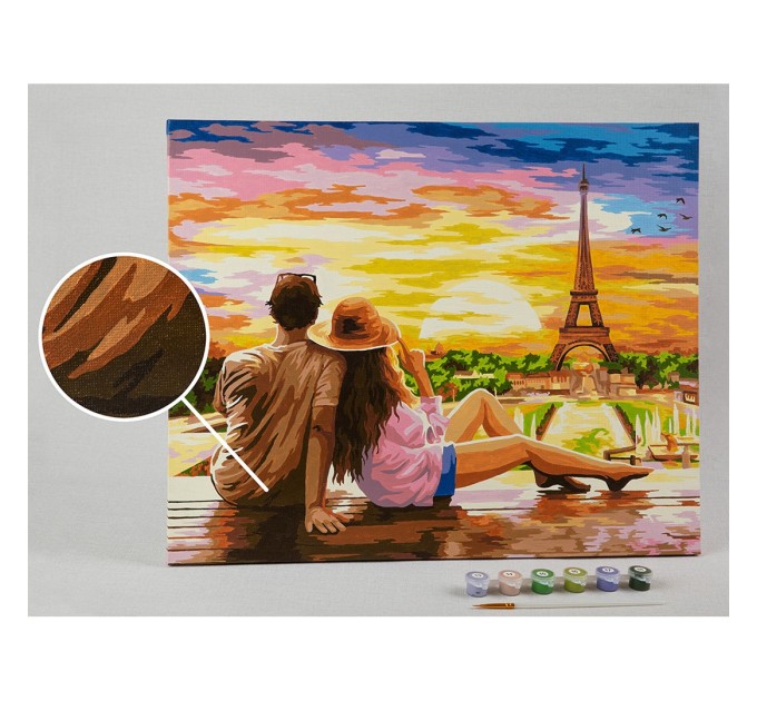 Картина по номерам Фрея «Романтика в Париже», 40х50 см, холст PNB/PL-142