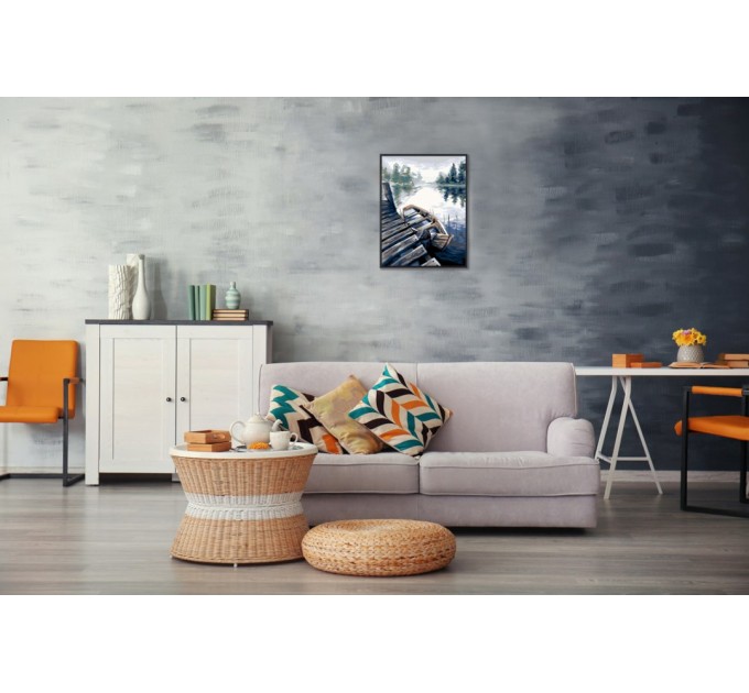 Картина по номерам Фрея «Старый пирс», 40х30 см, холст на подрамнике PNB/PM-062