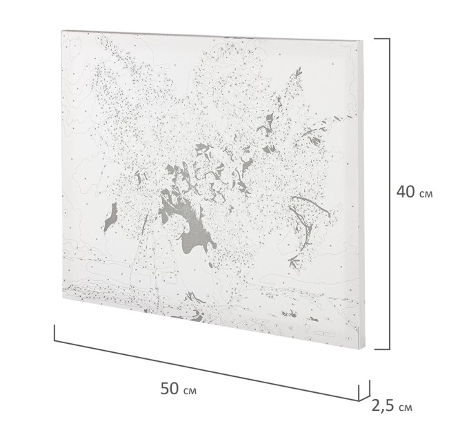 Картина по номерам «Осенний букет», 40x50 см, холст на подрамнике, 3 кисти 662474