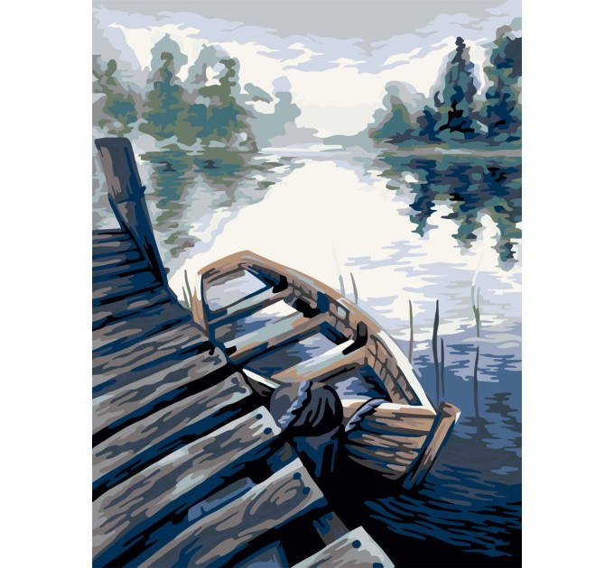 Картина по номерам Фрея «Старый пирс», 40х30 см, холст на подрамнике PNB/PM-062