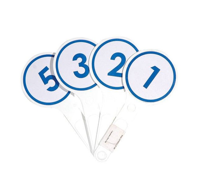 Веер цифр, от 0 до 10 ВЦБ-01