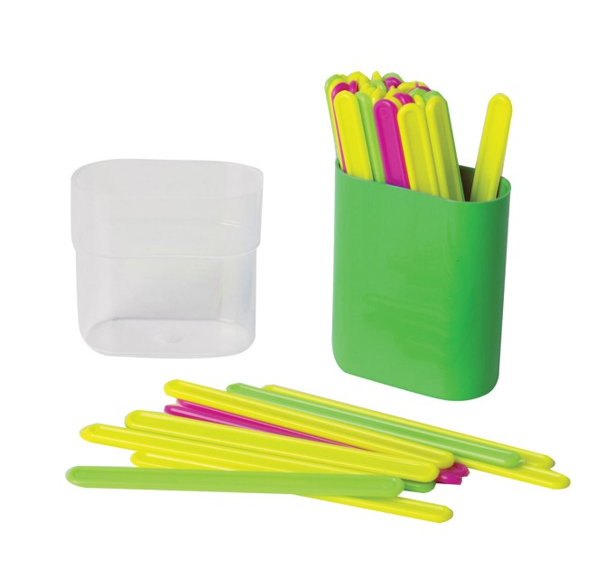 Палочки счетные 30 шт, в пластиковом пенале, цв.ассорти 104752