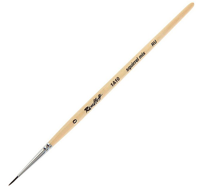 Кисть Белка круглая 0, короткая, микс ЖА1-00,80Б