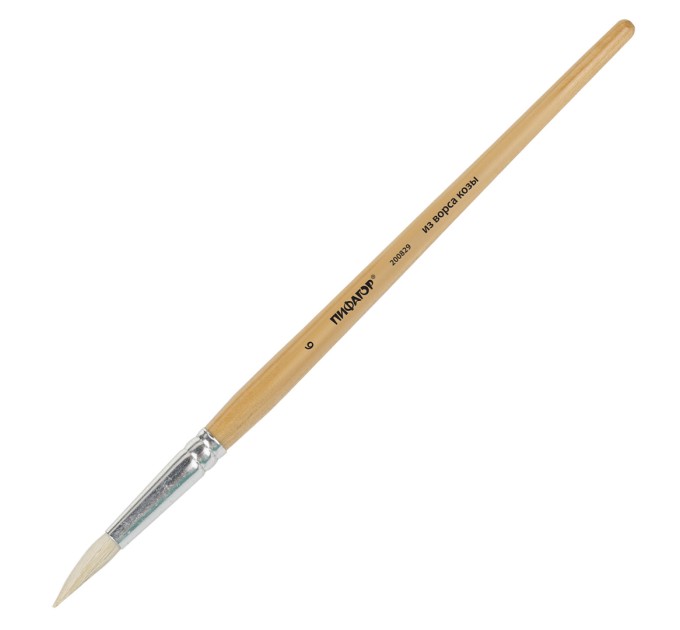 Кисть коза, круглая, №6 200829