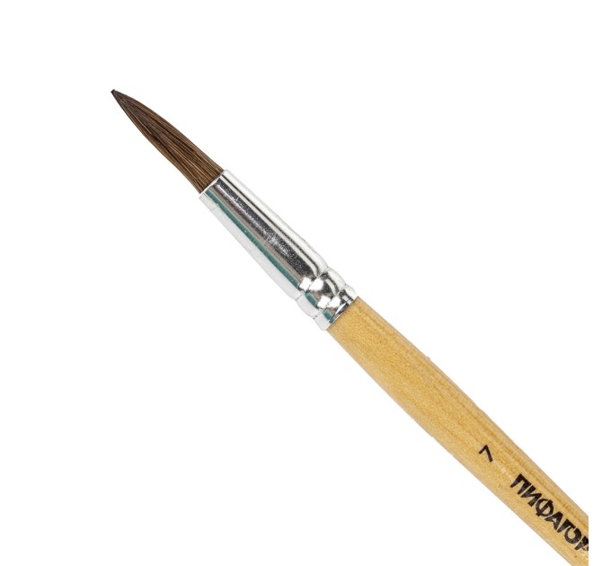 Кисть пони, круглая, № 7, ПИФАГОР 200836