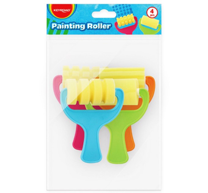 Кисти-ролики набор, 4 шт., поролоновые KR971856