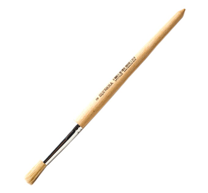 Кисть щетина круглая, №6