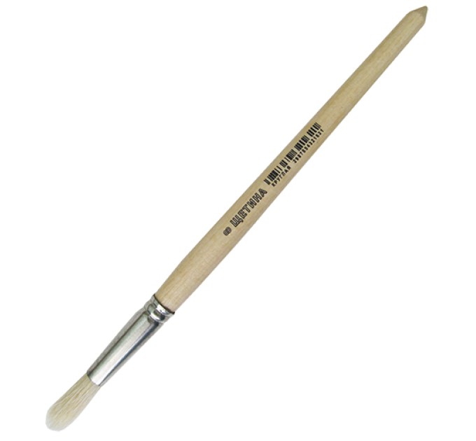 Кисть щетина круглая, №8