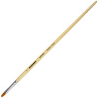 Кисть Синтетика плоская №7, длинная пЖС2-07,02Б