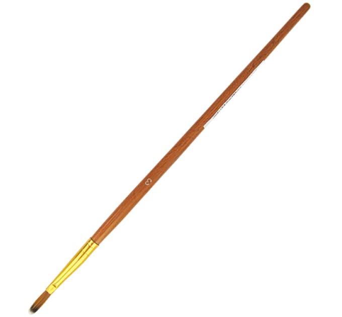 Кисть Синтетика плоская №3 GM5112/3