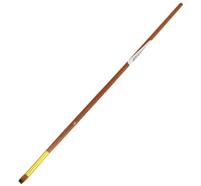 Кисть Синтетика плоская №6 GM5813/6