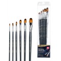 Кисти набор, 6 шт., Синтетика, ARTENUEVO, Deli 73894