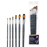 Кисти набор, 6 шт., Синтетика, ARTENUEVO, Deli 73894