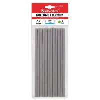 Клей для клеевого пистолета 7/200 м, серебристые (12 шт/уп) 670312 Клей для клеевого пистолета 7/200 м, серебристые (12 шт/уп) 670312