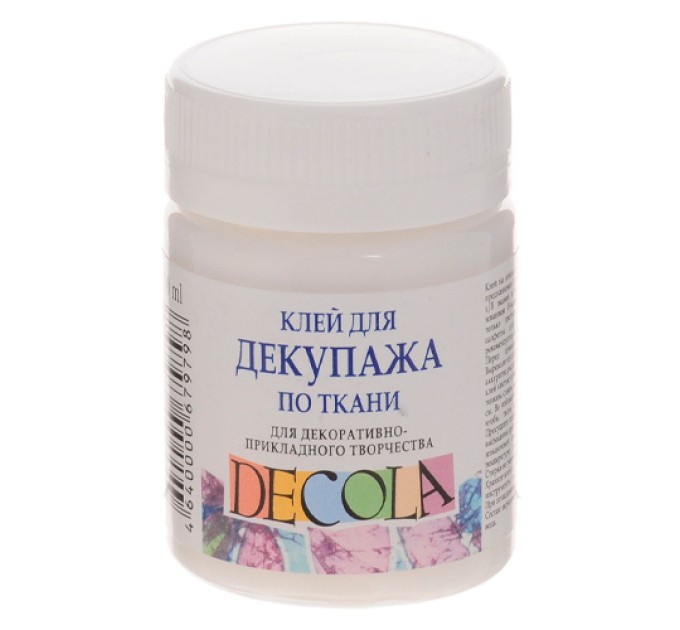 Клей для декупажа по ткани DECOLA, 50 мл 8628956