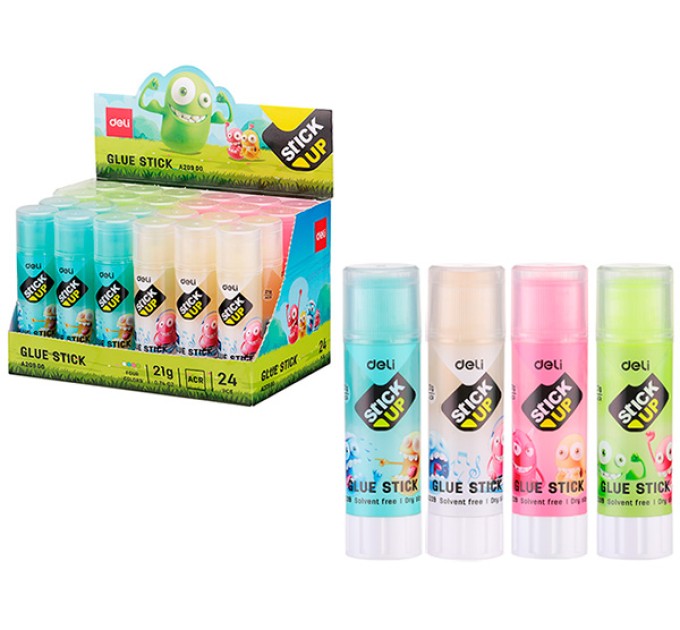 Клей карандаш 21 г цветной, BUMPEES А20900