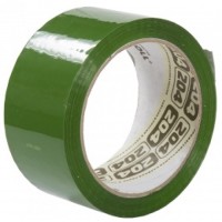 Клейкая лента (скотч) 48 мм х 66 м, 43 мкм, зеленая Нова Ролл 204зел