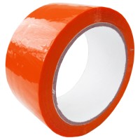 Клейкая лента (скотч) 48 мм х 66 м, 45 мкм, оранжевая