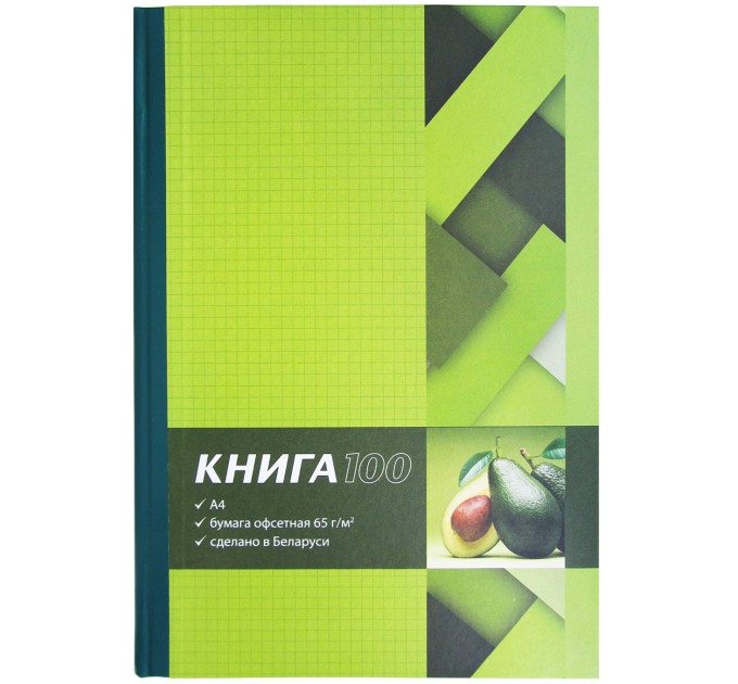 Книга канцелярская A4, 100 л., клетка А4-001