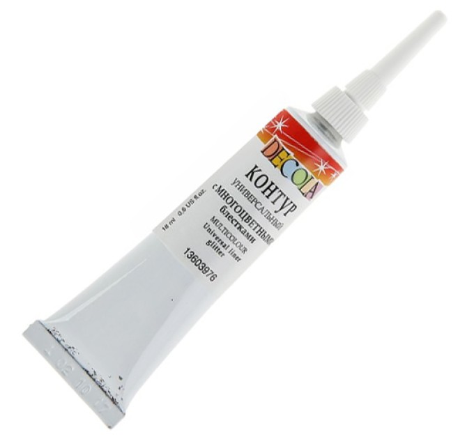 Контур универсальный, многоцветный с блестками, 18 мл, DECOLA 13603976