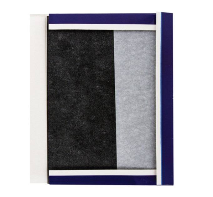 Бумага копировальная А4, 50 л., черная, ART 112404