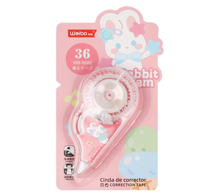 Корректирующая лента в роллере 5 мм х 8 м, «RABBIT TEAM» WB-8680